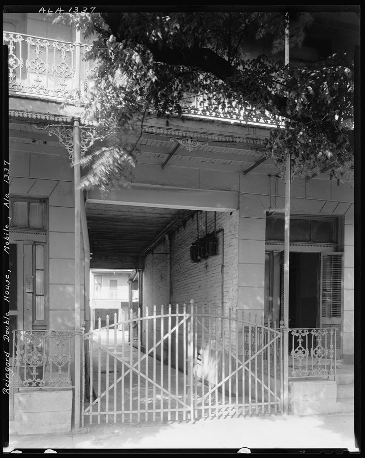 Reingard Double House, 8-10 Jackson St., Mobile, Mobile County, Alabama