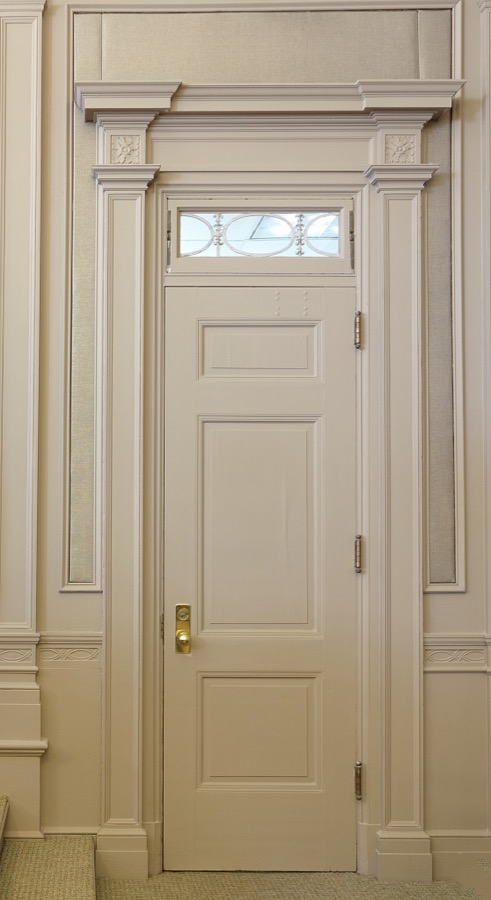 Door details, George W. Andrews Federal Building and U.S. Courthouse is a historic government building in Opelika, Alabama