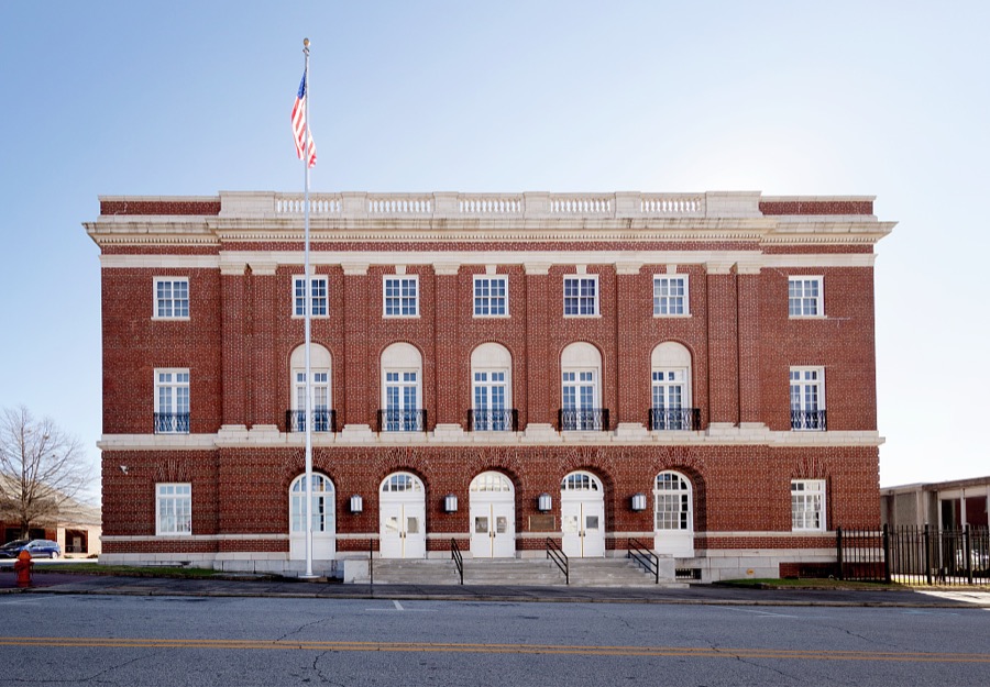 The George W. Andrews Federal Building and U.S. Courthouse is a historic government building in Opelika, Alabama
