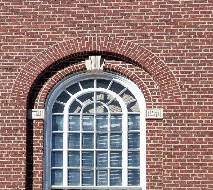 Window details at the George W. Andrews Federal Building and U.S. Courthouse is a historic government building in Opelika, Alabama