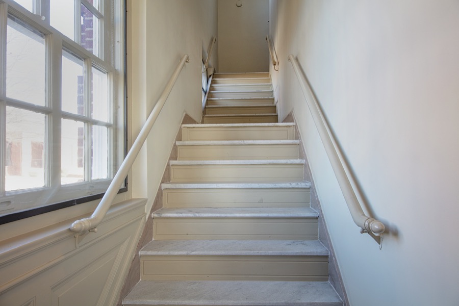 Stairway in the George W. Andrews Federal Building and U.S. Courthouse is a historic government building in Opelika, Alabama