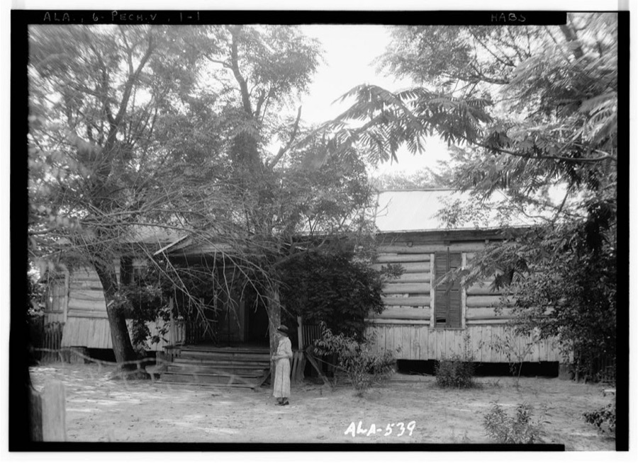 Octavia Adkinson House, Wilson Road, Peachburg, Bullock County, AL