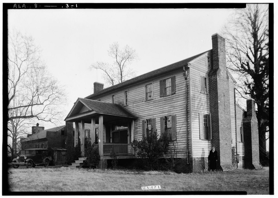 Borders-Blackman House, DeArmanville-Choccolocco Road, Oxford, Calhoun County, AL