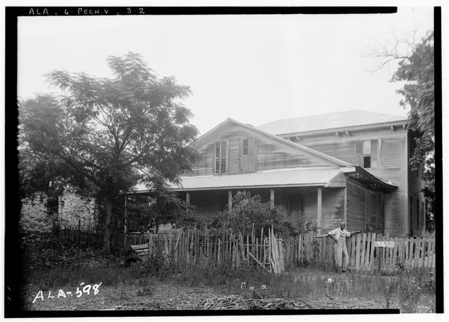 Colonel Luther Walker House, County Road 40, Peachburg, Bullock County, AL