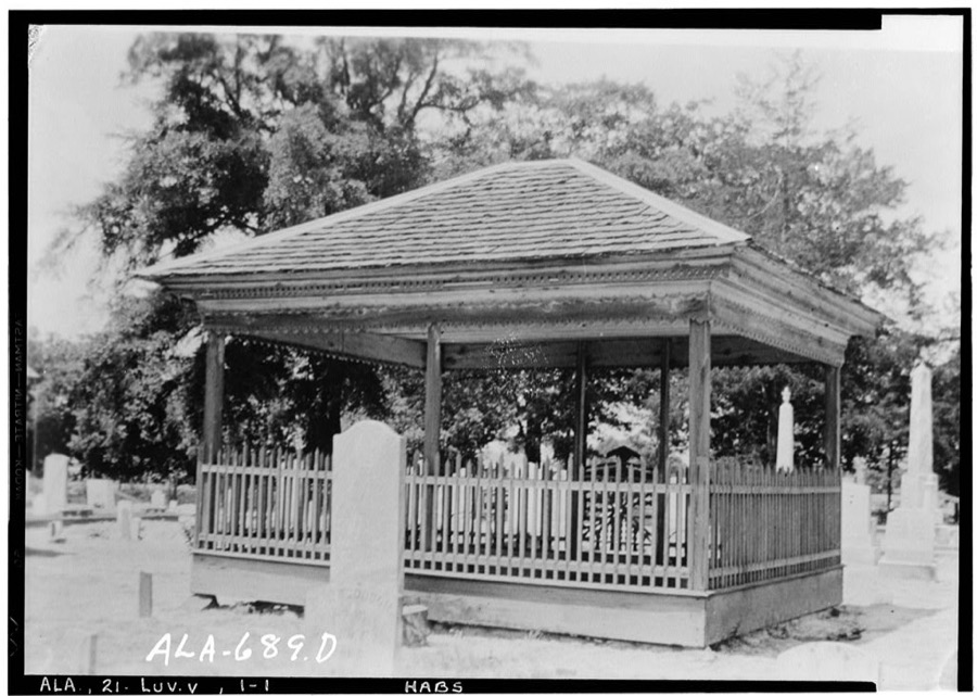 Grave Houses, Local Cemetery, Luverne, Crenshaw County, AL