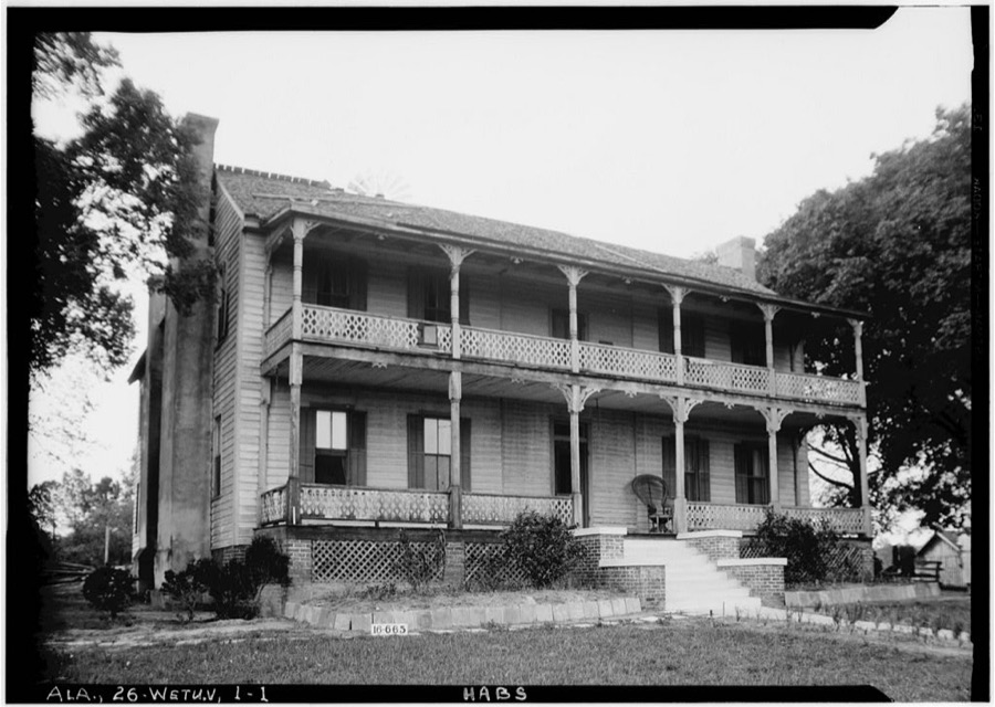 John Bullard House, Harrogate Springs Road vicinity, Wetumpka, Elmore County, AL