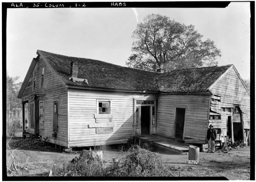 Teague-Regell House, South & Washington Streets, Columbia, Houston County, AL