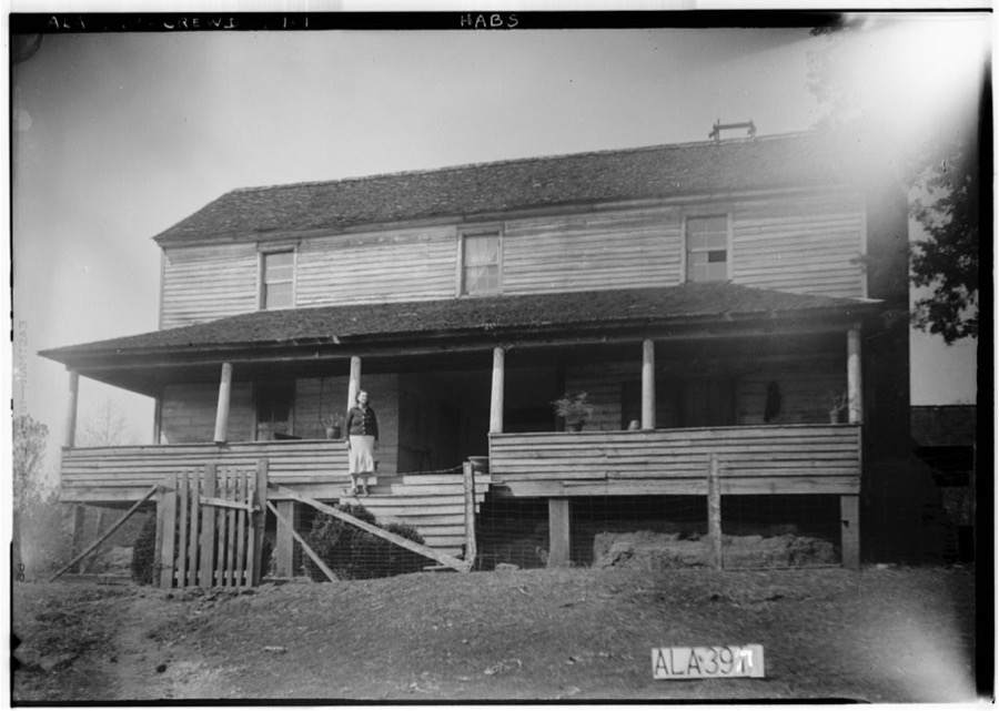 George Bankhead House, Old Military Road, Crews, Lamar County, AL