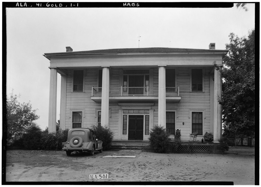 James Ellington House, Oak Bowery Road vicinity, Gold Hill, Lee County, AL