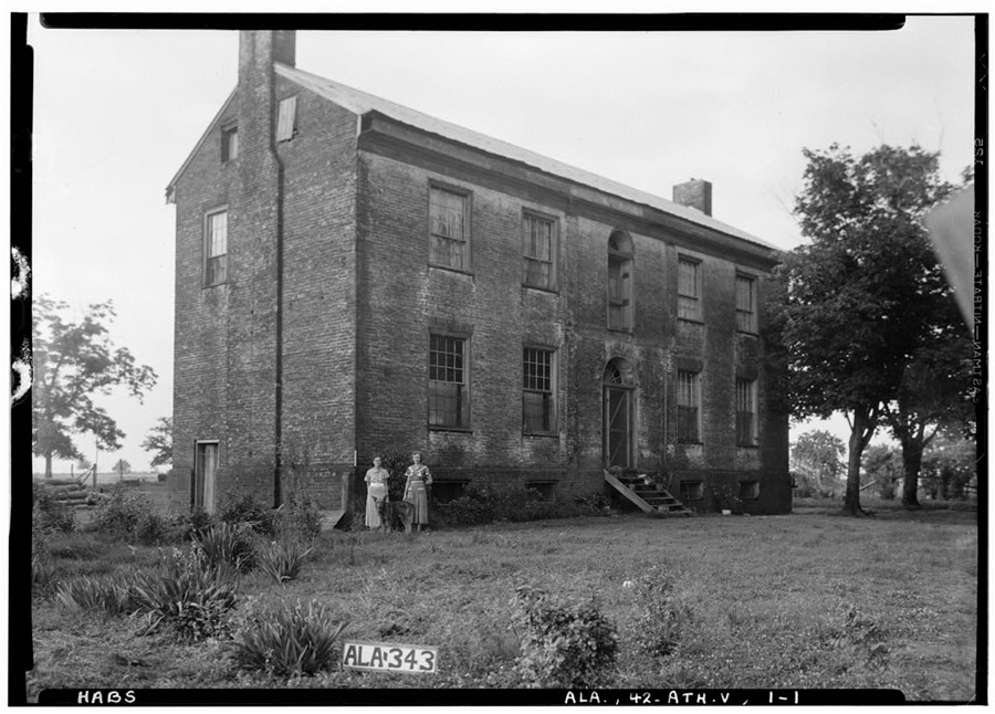 Jack Rowe House, Brown's Ferry Road vicinity, Athens, Limestone County, AL