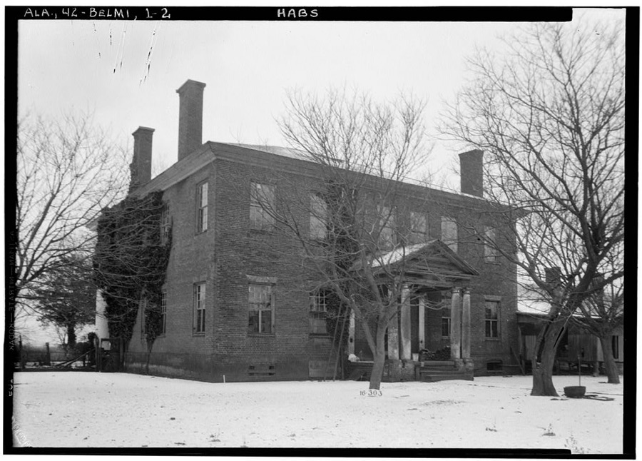 Governor Thomas Bibb House, County Road 71, Belle Mina, Limestone County, AL