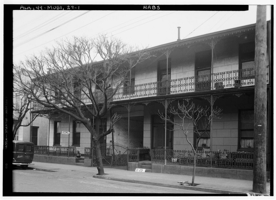 Reingard Double House, 8-10 North Jackson Street, Mobile, Mobile County, AL