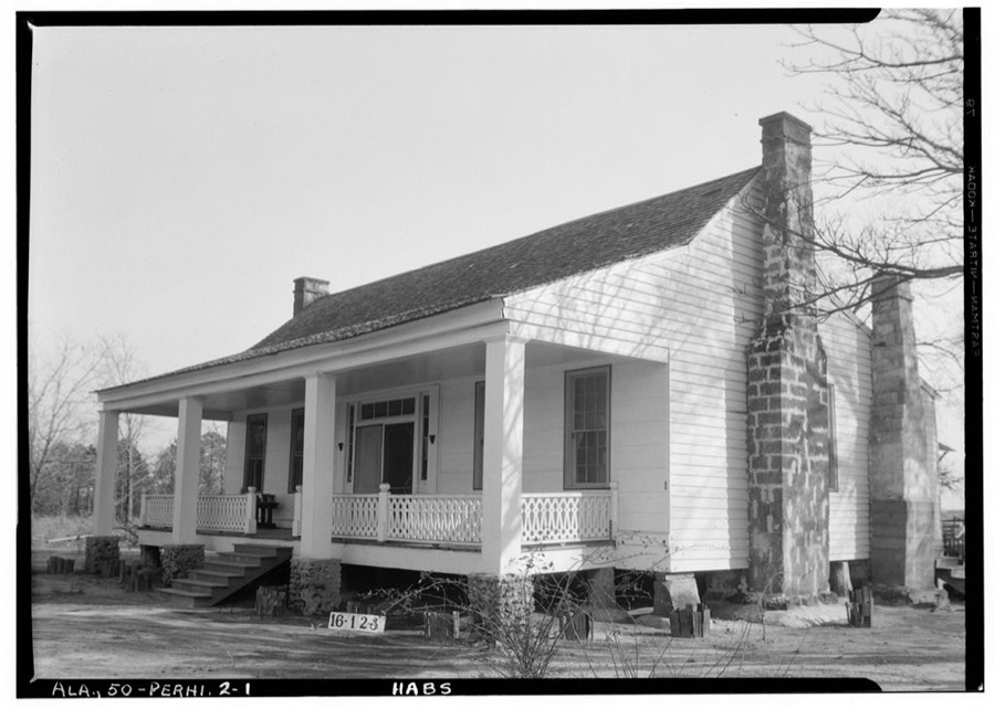 Old Frame House, U.S. Highway 84 (State Highway 12), Perdue Hill, Monroe County, AL