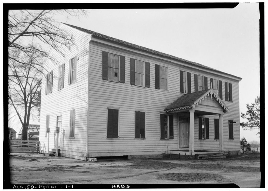 Masonic Hall, U.S. Highway 84 (moved from AL, Claiborne), Perdue Hill, Monroe County, AL