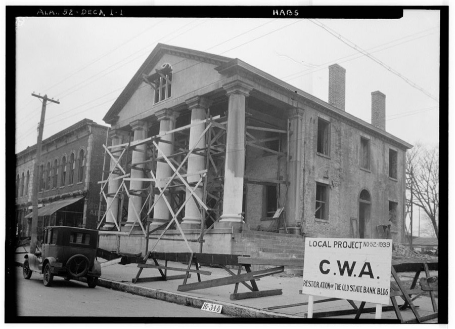 State Bank of Alabama, Decatur Branch, Bank Street & Wilson Avenue, Decatur, Morgan County, AL