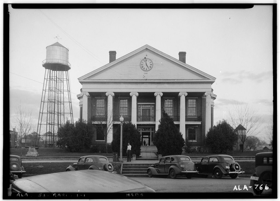 Perry County Court House, Square bounded by State Highway 5, Main Street, Greensboro Avenue & East Street, Marion, Perry County, AL