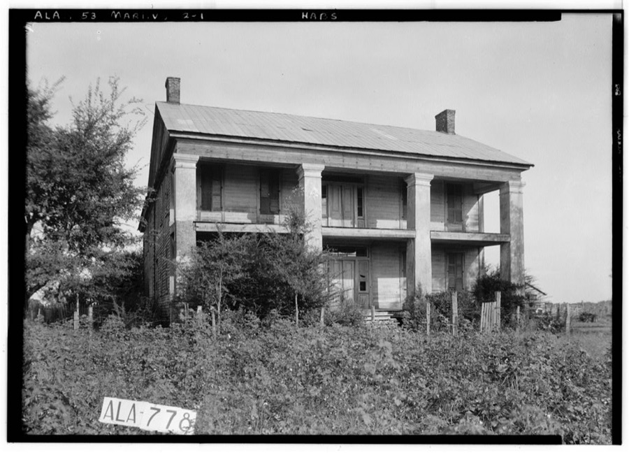 Jones-Cocke-Crenshaw House, Washington Street (County Road 45), Marion, Perry County, AL