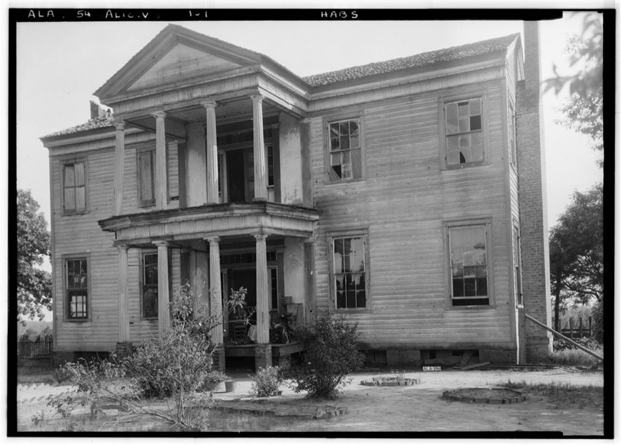 Dr. William Hughes House & Outbuildings, Hughes Creek vicinity, Aliceville, Pickens County, AL