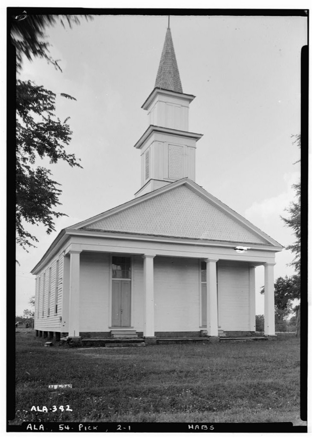 Baptist Church, Bonner Mill Road, Pickensville, Pickens County, AL