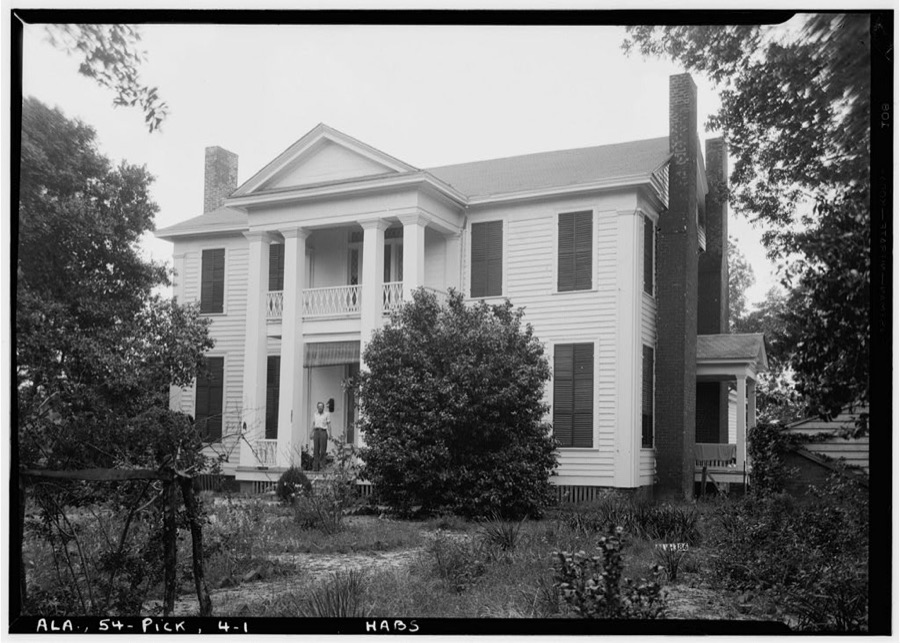 Ferguson-Long House, Chopitoulas Street (State Highway 14), Pickensville, Pickens County, AL