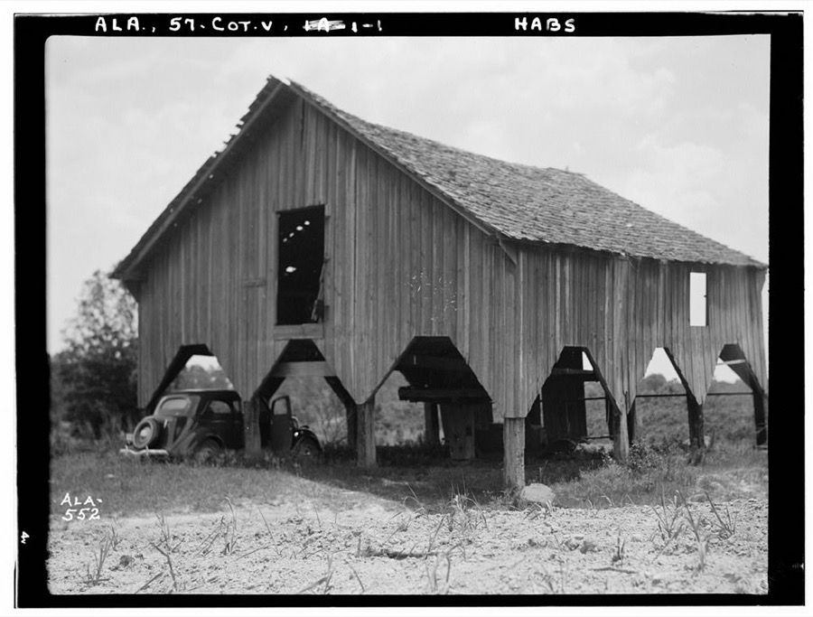 Mule Cotton Gin & Well Sweep, Cliatt Plantation, State Route 165, Cottonton, Russell County, AL