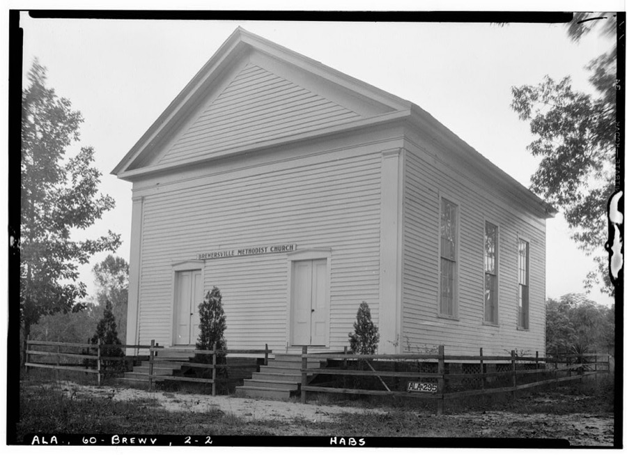 Brewersville Methodist Church, State Route 28, Brewersville, Sumter County, AL