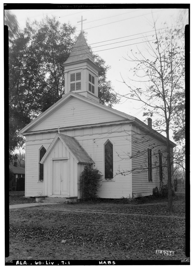 St. James' Episcopal Church, Spring & Monroe Streets, Livingston, Sumter County, AL
