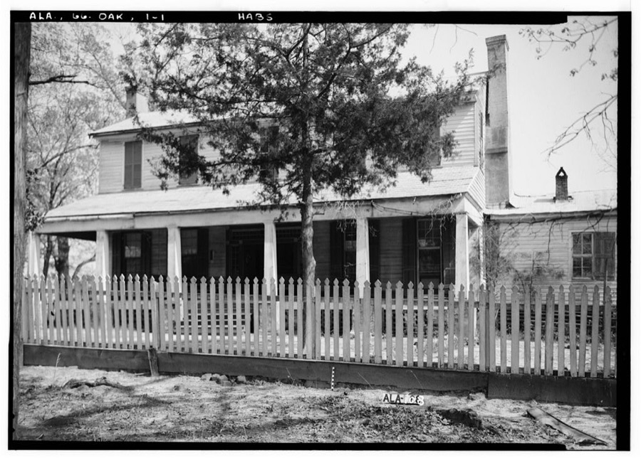 Ramsey-Jones-Bonner House, State Route 10, Oak Hill, Wilcox County, AL