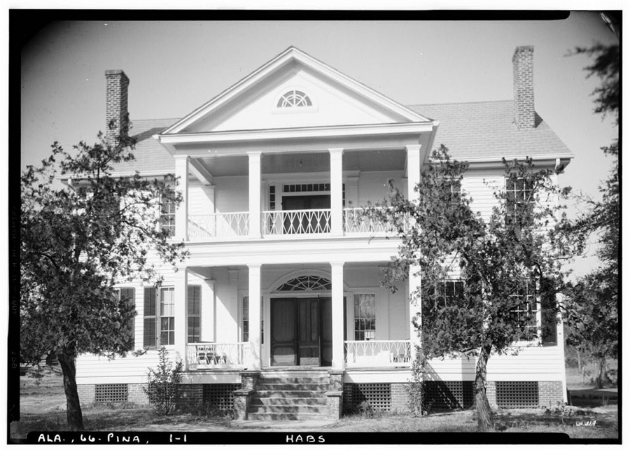Colonel Joseph R. Hawthorne House, Broad Street (County Road 59), Pine Apple, Wilcox County, AL