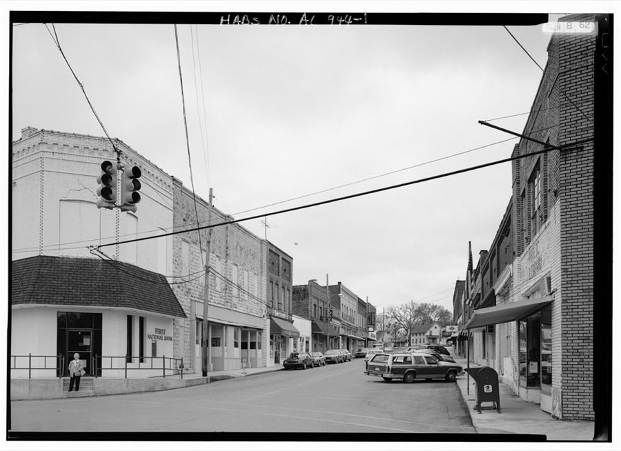 Main Street (Commercial Streetscapes), Cordova, Walker County, AL
