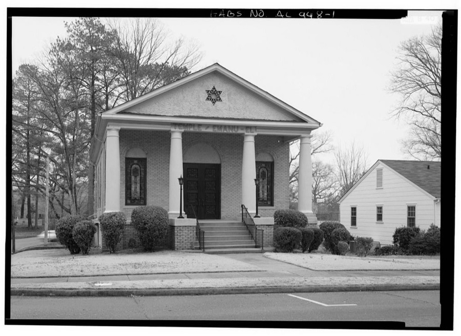 Temple Emanu El, 1501 Fifth Avenue North, Jasper, Walker County, AL