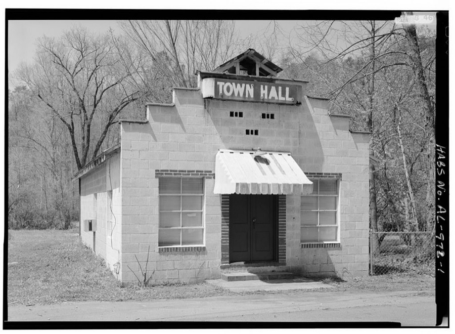 Cardiff Town Hall, Old County Road 109, Cardiff, Jefferson County, AL