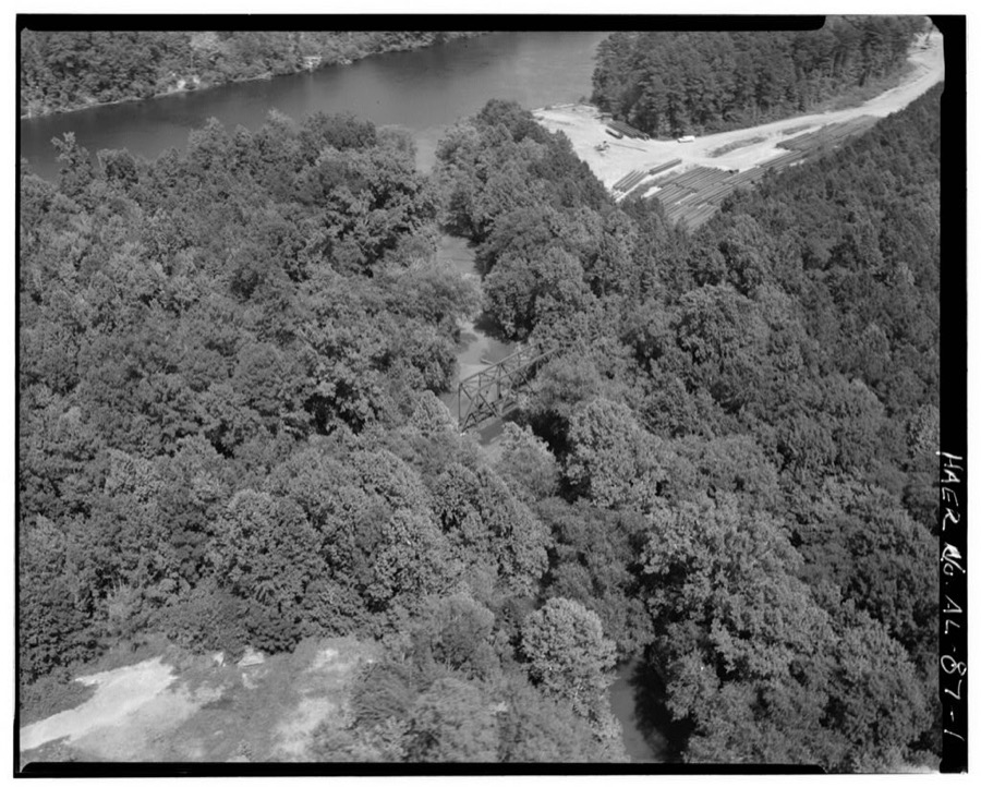 Warrior Southern Railway Bridge, Down stream from Holt Lock & Dam, Holt, Tuscaloosa County, AL