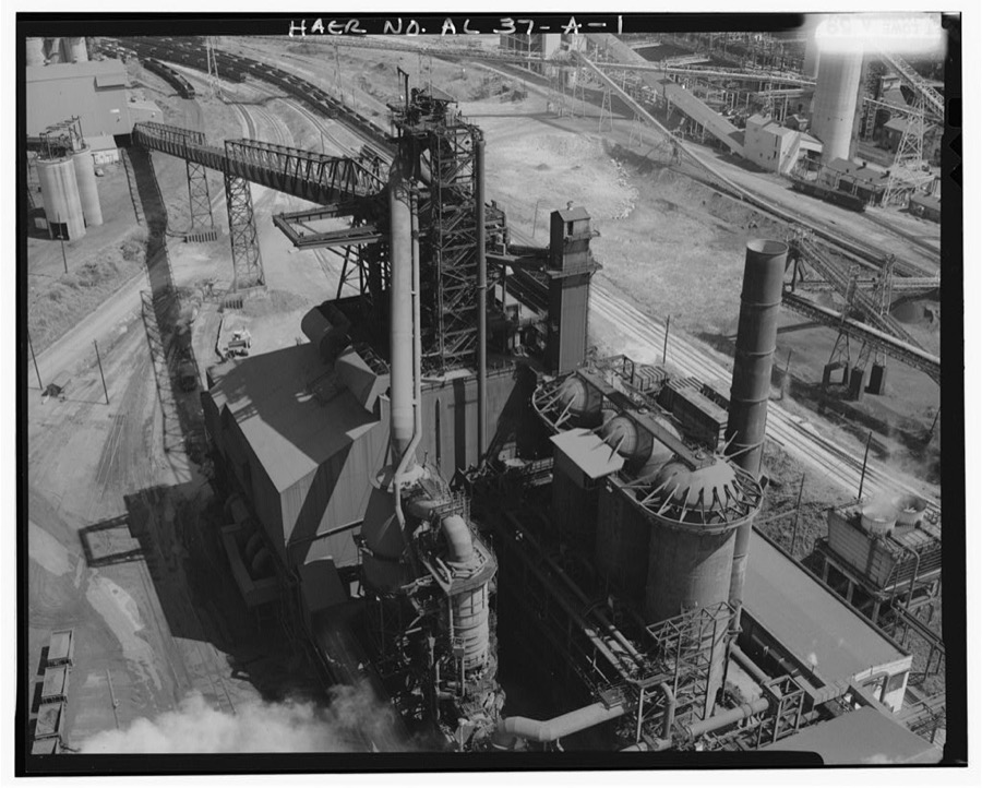 U.S. Steel, Fairfield Works, Blast Furnace No. 8, North of Valley Road, West of Ensley-Pleasant Grove Road, Fairfield, Jefferson County, AL