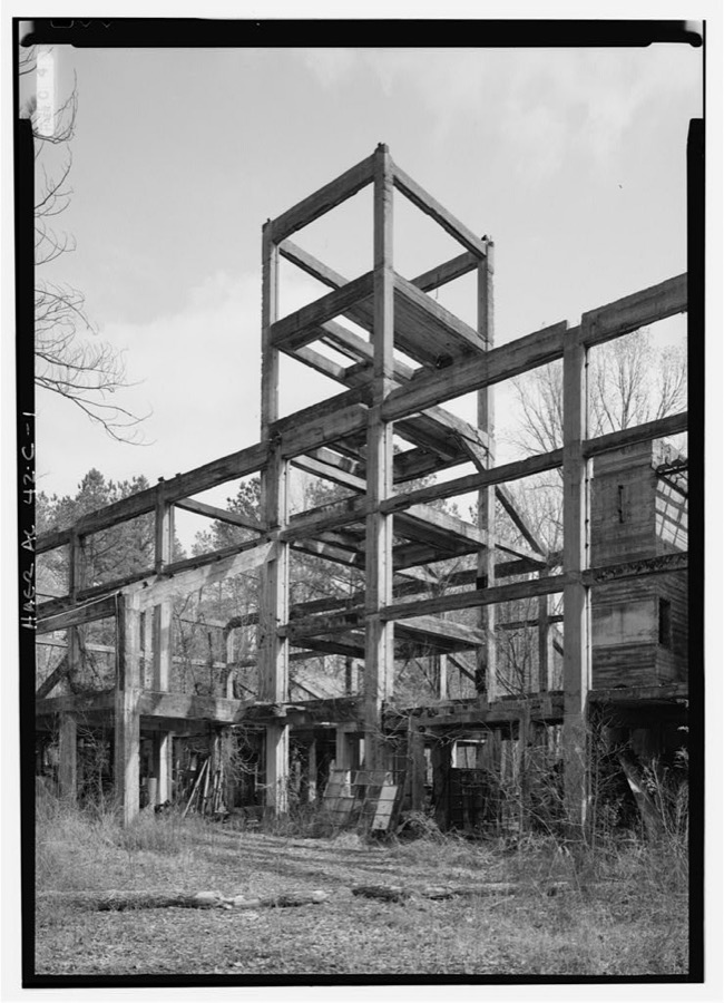 Shelby Iron Works, Structural Framing, Chemical Plant No. 1, County Road 42, Shelby, Shelby County, AL
