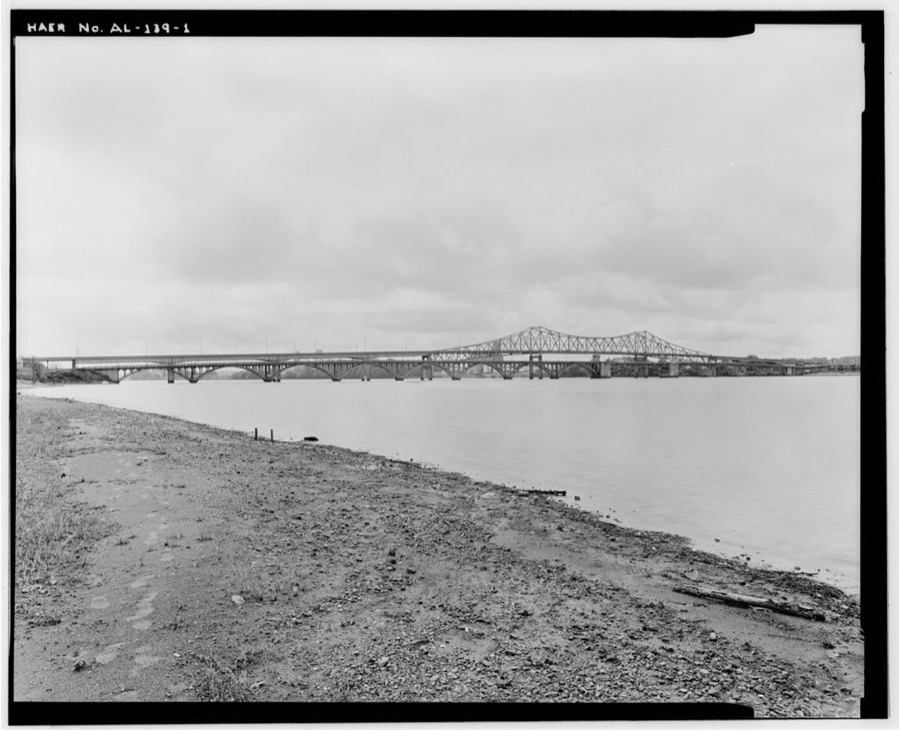 Keller Memorial Bridge, Spanning Tennessee River at U.S. Highway 31, Decatur, Morgan County, AL