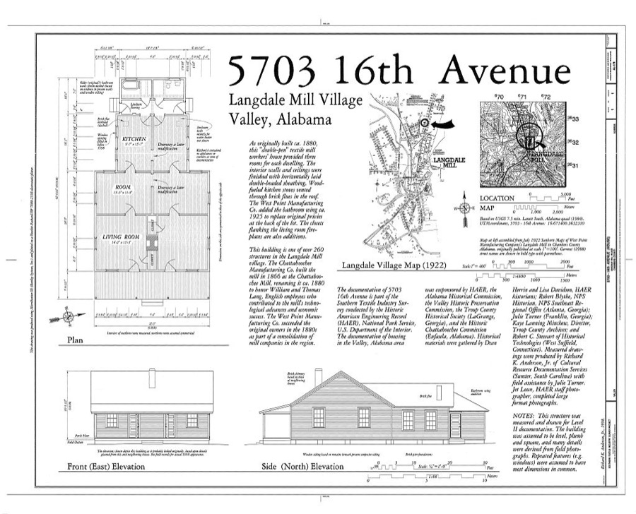 5703 Sixteenth Avenue (House), 5703 Sixteenth Avenue, Valley, Chambers County, AL