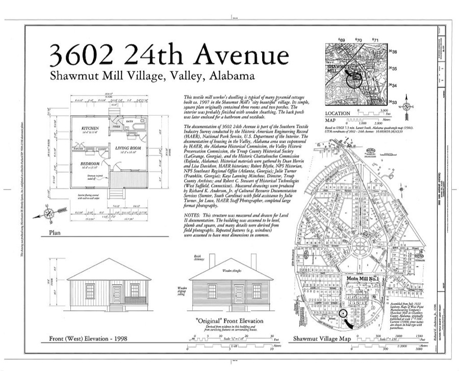3602 Twenty-fourth Avenue (House), 3602 Twenty-fourth Avenue, Valley, Chambers County, AL
