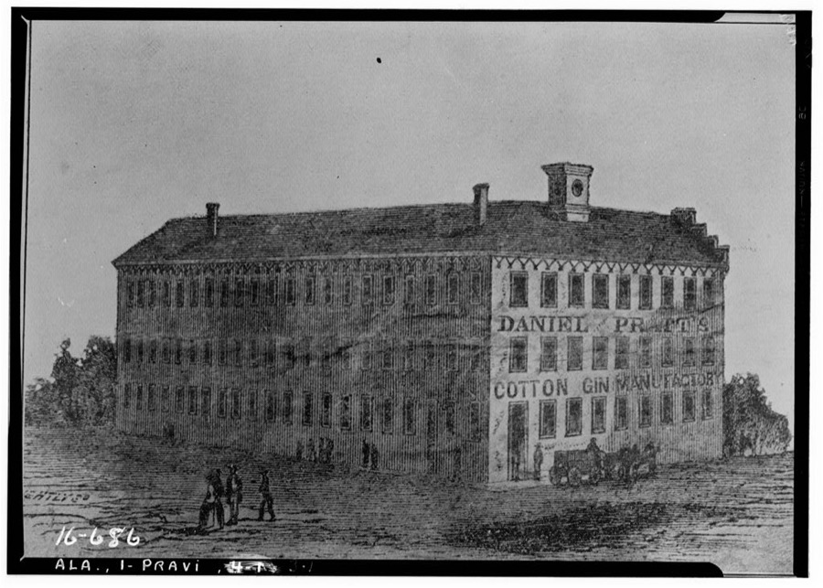 Daniel Pratt Cotton Gin Factory, Prattville, Autauga County, AL