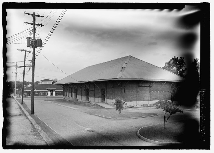 Vicksburg & Brunswick Depot, South Randolph Avenue, Eufaula, Barbour County, AL