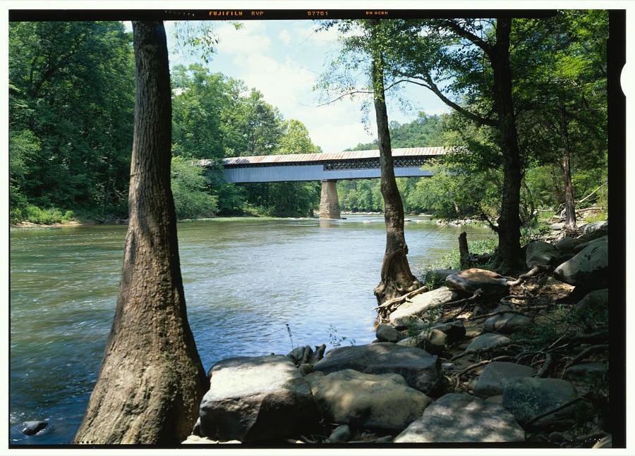 Swann Bridge, Spanning Locust Fork of Black Warrior River, Swann Bridge Road, Cleveland, Blount County, AL