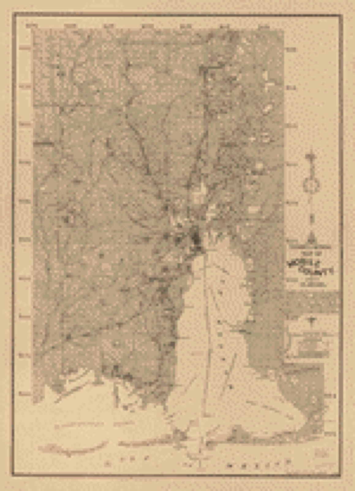 Land ownership map, 1895 - Township and sectional map of Mobile County, State of Alabama : compiled and drawn from the most reliable and recent data : showing the railroads, public roads, school houses, Old Spanish & other grants, etc., etc