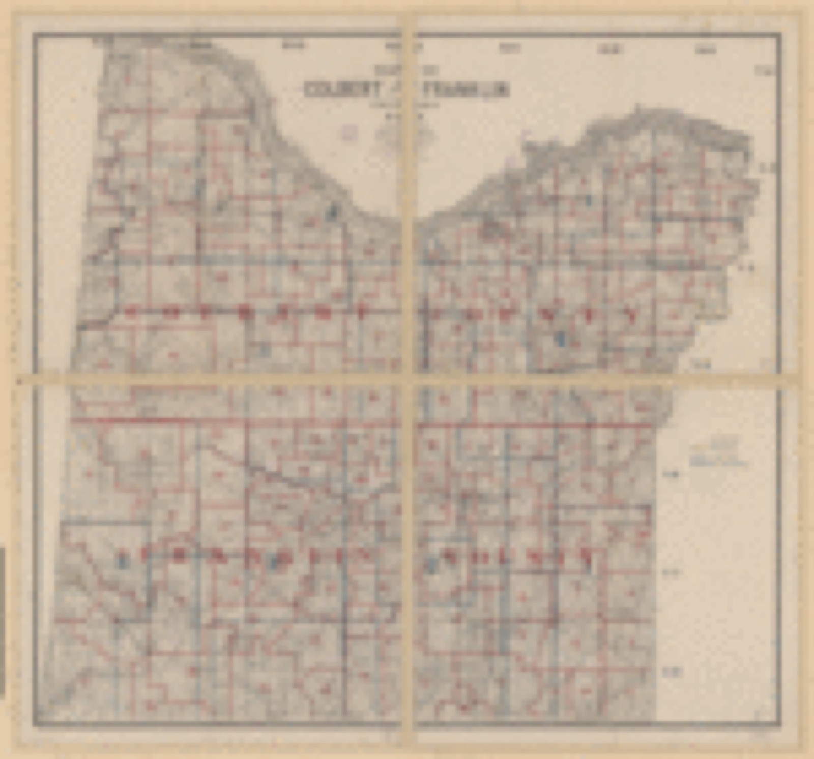 Land ownership map, 1908 - Map of Colbert and Franklin Counties, Ala
