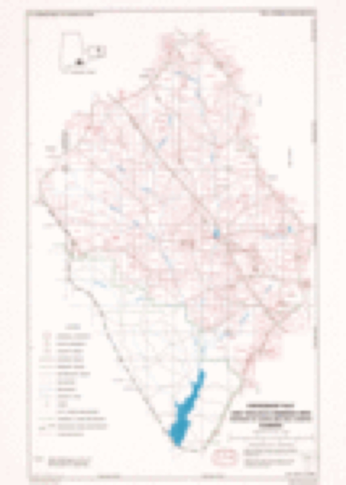 Land ownership map, 1982 - Ownership map, Lake Tholocco Drainage Area, portions of Coffee and Dale Counties, Alabama