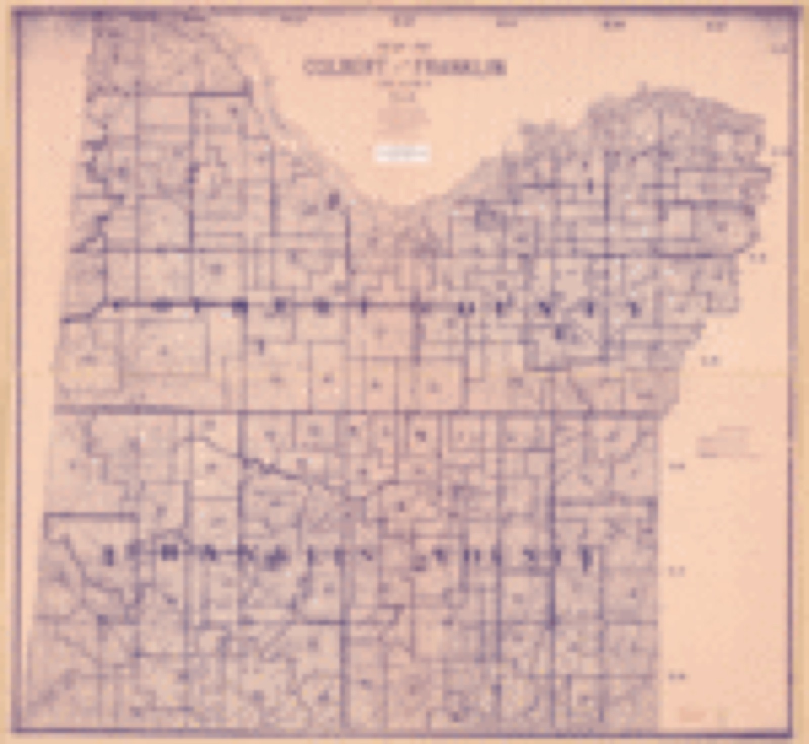 Land ownership map, 1908 - Map of Colbert and Franklin Counties, Ala