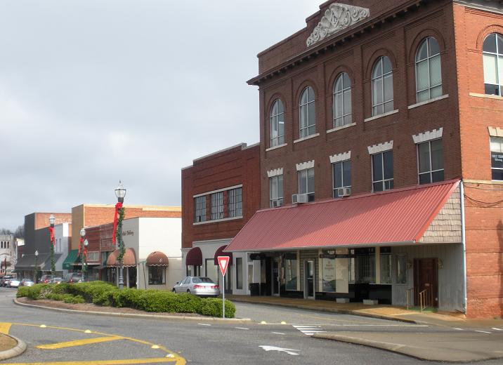 Photograph of Alexander City Commercial Historic District