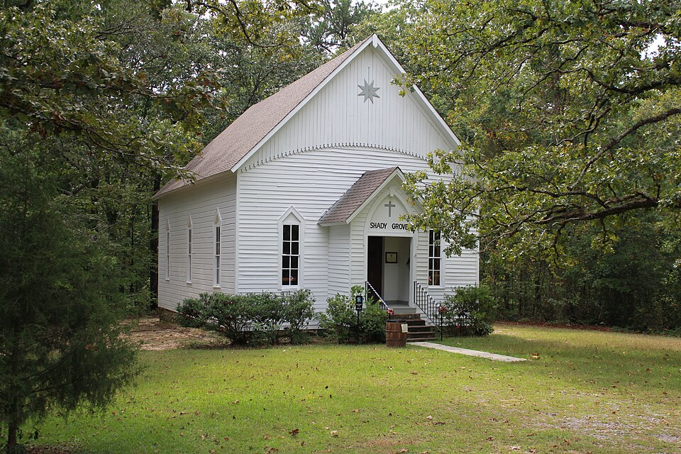 Photograph of Shady Grove Methodist Church and Cemetery