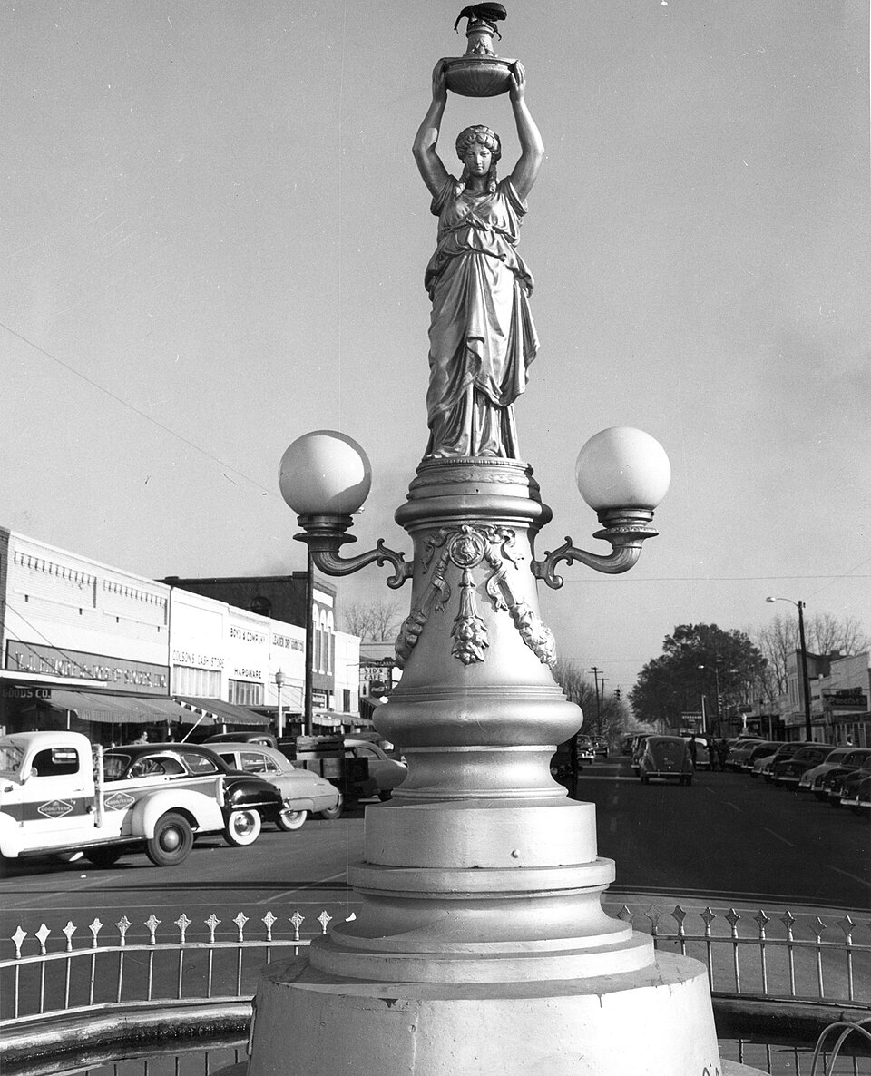 Photograph of Boll Weevil Monument