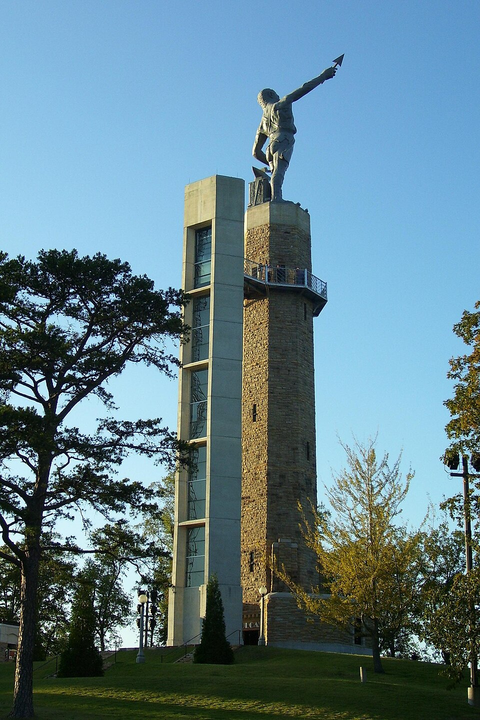 Photograph of Vulcan statue
