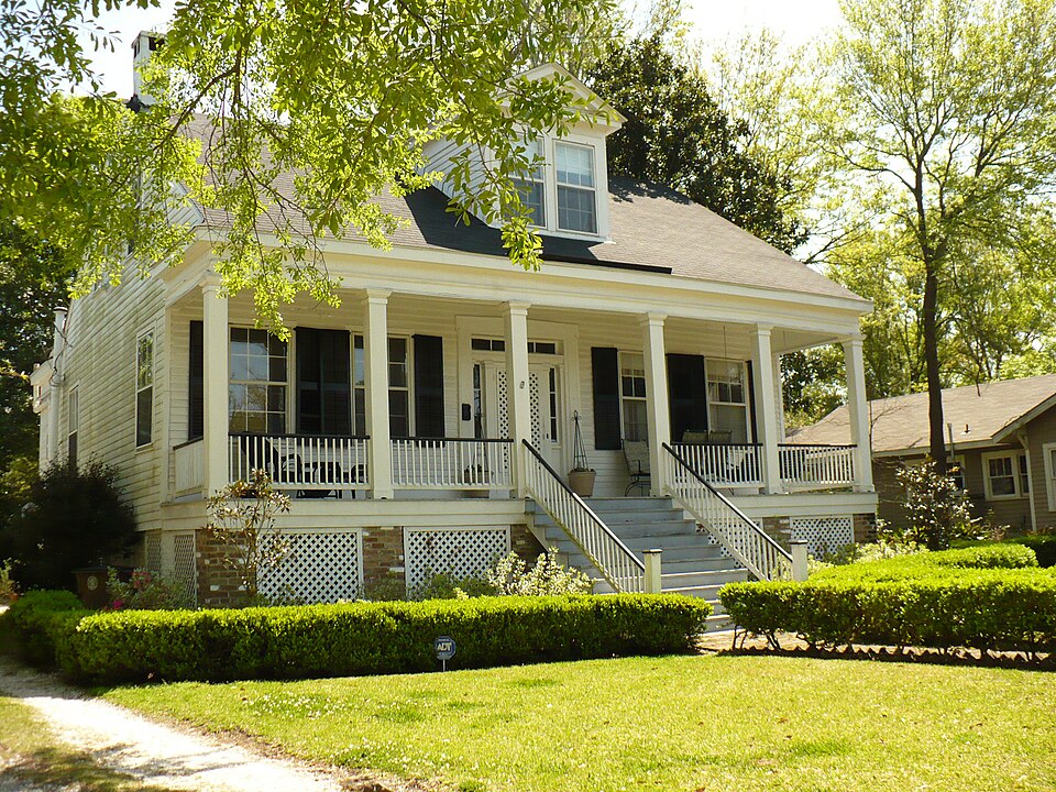 Photograph of South Lafayette Street Creole Cottages